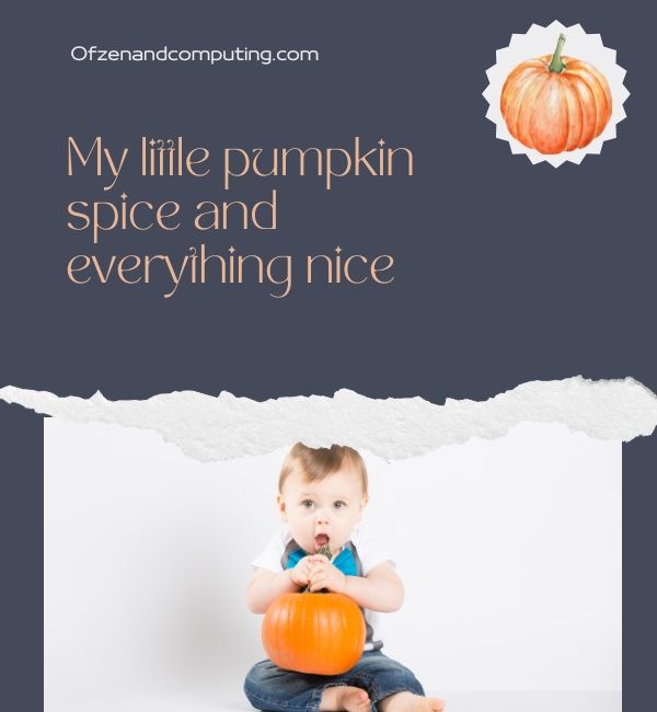 Didascalie per Baby Pumpkin Patch per Instagram (2023)
