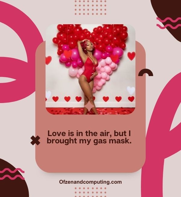 Baddie didascalie di San Valentino per Instagram