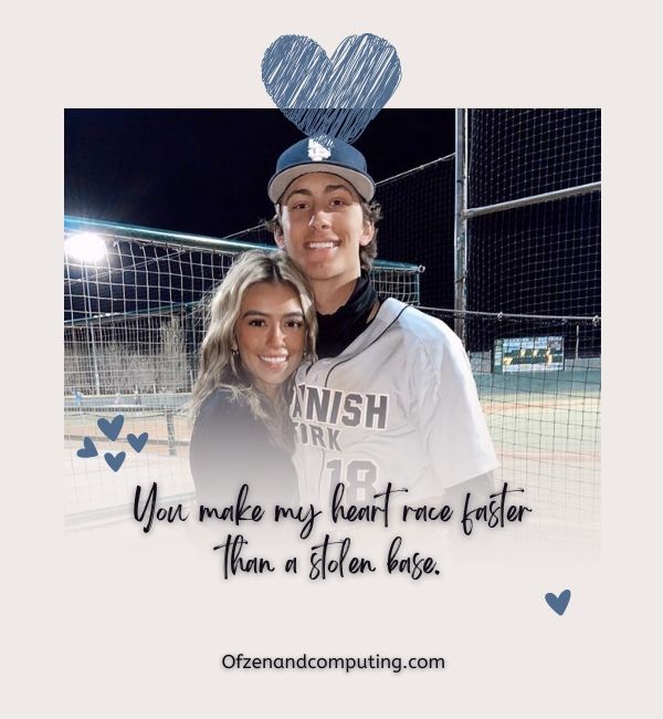 Baseball Couple Captions For Instagram (2023)