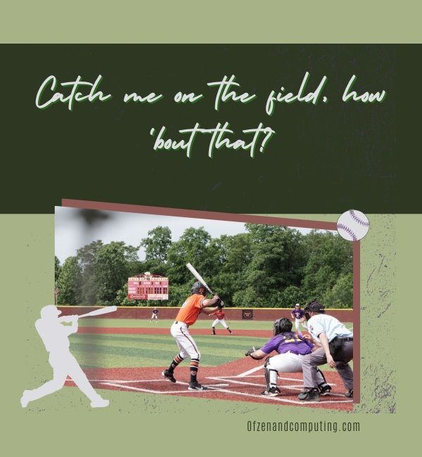 Baseball-Wortspiel-Untertitel für Instagram (2023)