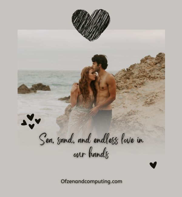 Beach Couple Captions For Instagram (2023)