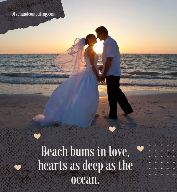 Légendes d'amour à la plage pour Instagram (2023)