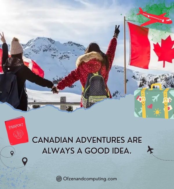 Instagram İçin Kanada Seyahat Altyazıları (2024)
