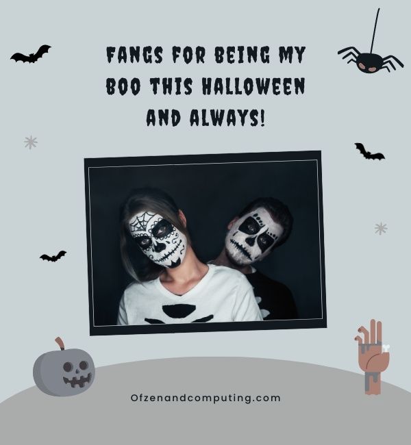 Didascalie di coppia di Halloween di cattivo gusto per Instagram (2024)