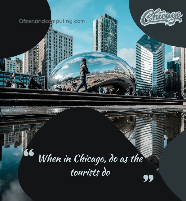 Chicago Bean-Untertitel für Instagram (2023)