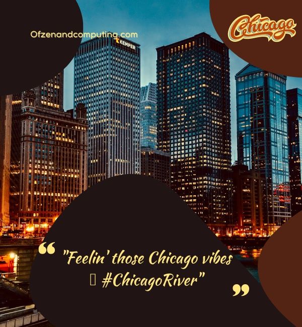 Didascalie sul fiume Chicago per Instagram (2023)