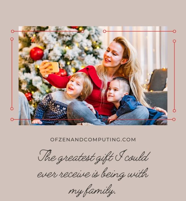 Weihnachtsfamilien-Instagram-Untertitel (2023)