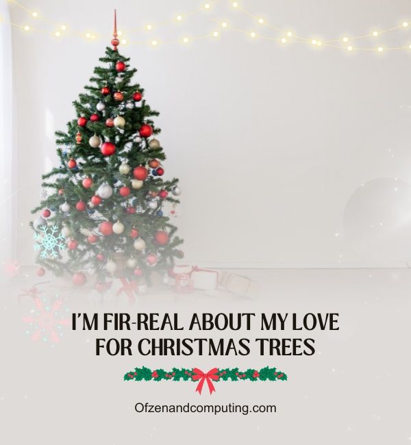 Légendes d'arbres de Noël pour Instagram (2024)