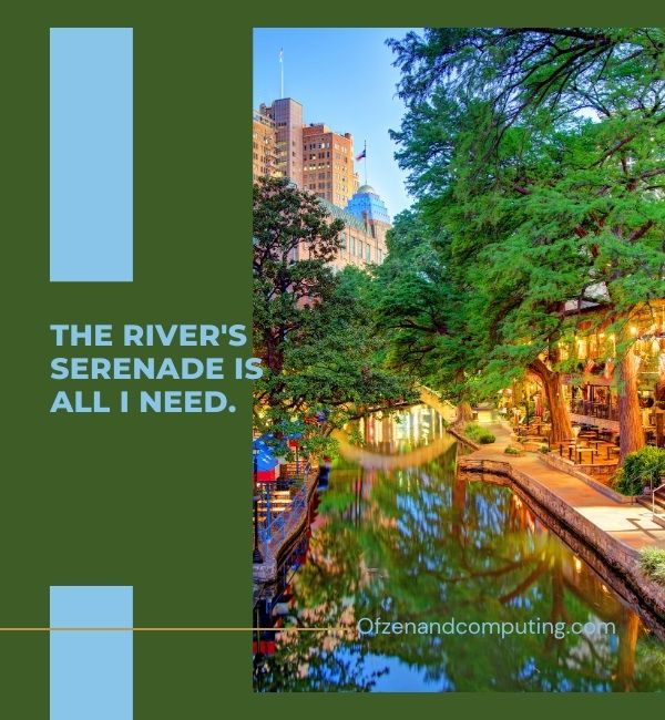 Stilvolle River-Untertitel für Instagram (2024)