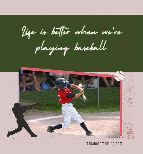 Clevere Baseball-IG-Untertitel für Instagram (2023)