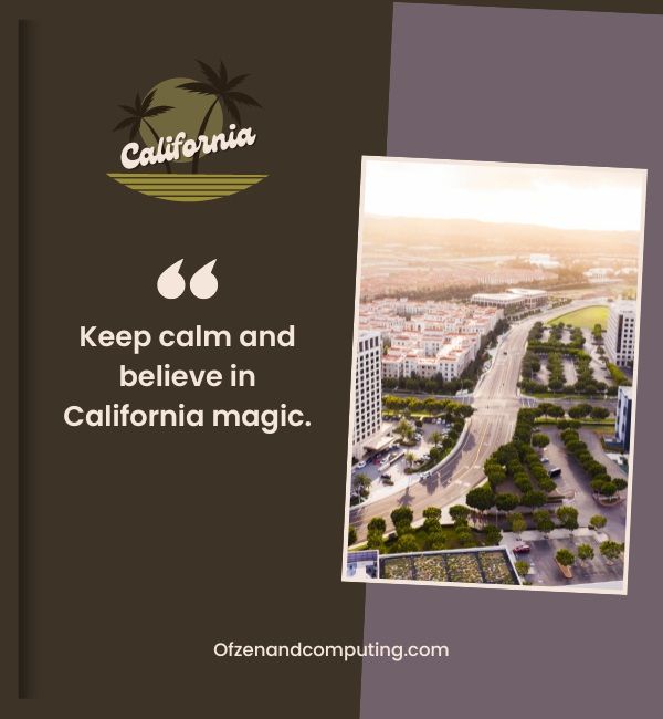 Leyendas inteligentes de California para Instagram (2023)