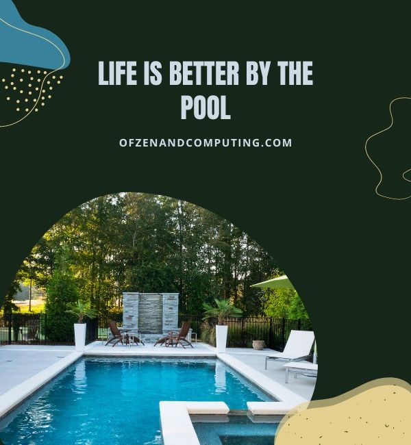 Leyendas de piscina inteligentes para Instagram (2023)