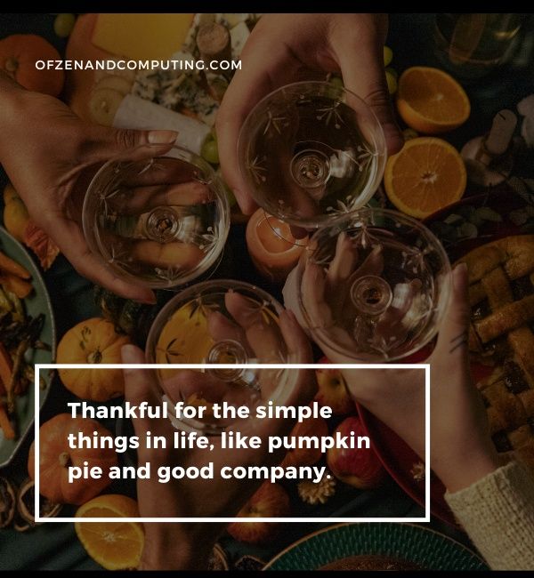 Clevere Thanksgiving-Untertitel für Instagram (2023)