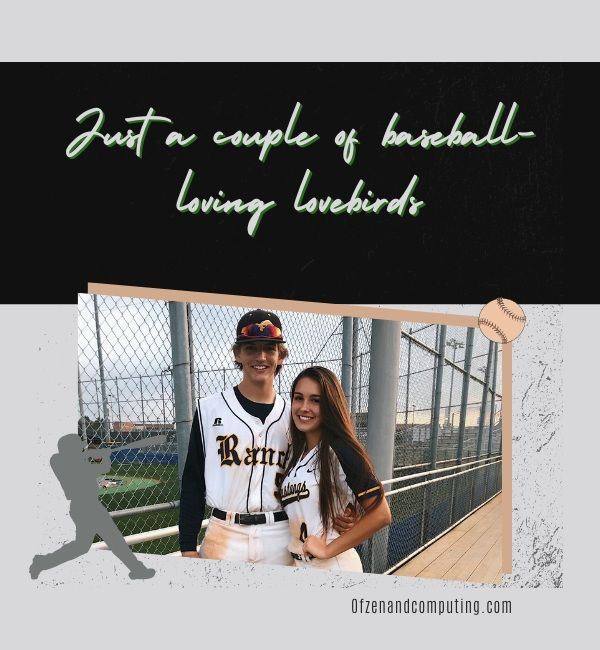 Legendas fofas de beisebol para Instagram com namorado (2023)