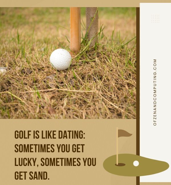 Légendes de golf sales pour Instagram (2024)