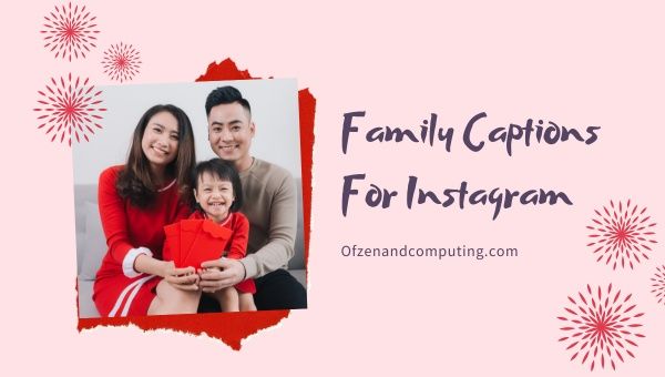 Familienuntertitel für Instagram ([cy]) Lustig, kurz