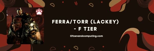 Ferra/Torr (Lacayo) (Nivel F)