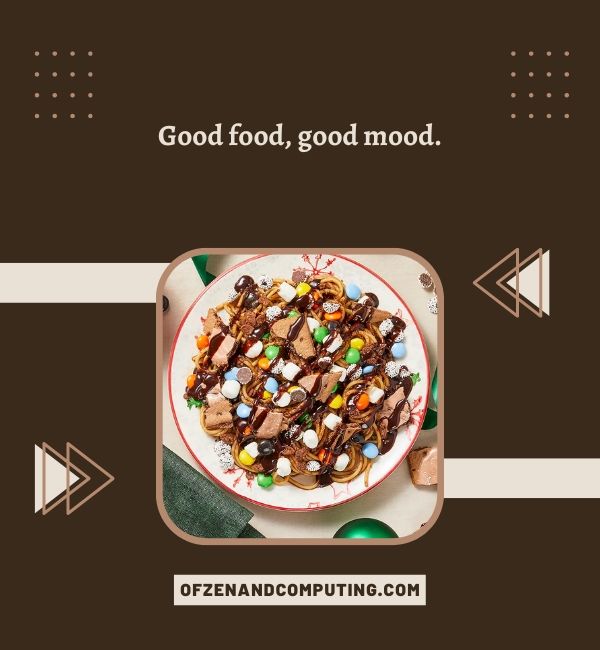 Subtítulos de Food Buddy para Instagram