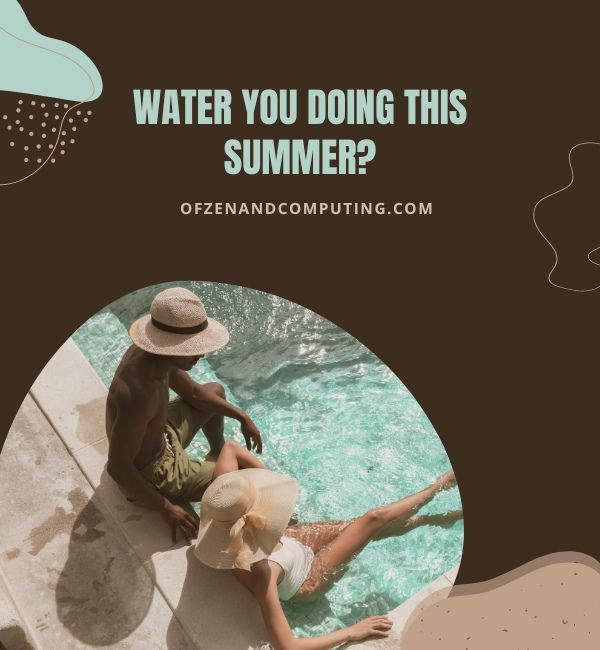 Instagram İçin İyi Havuz Altyazıları (2023)