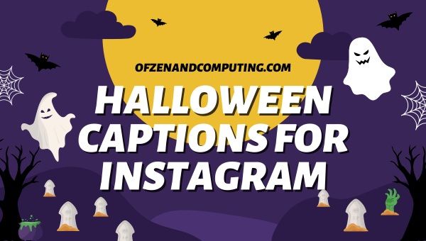 Légendes d'Halloween pour Instagram ([cy]) Mignon, drôle
