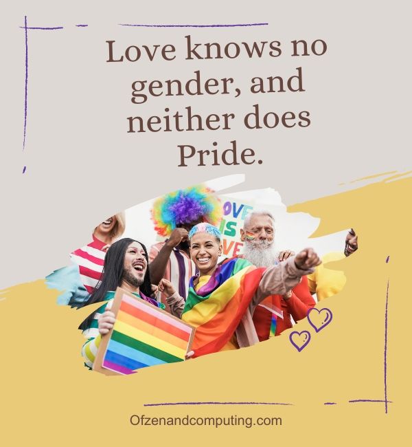 Untertitel zum Happy Pride Month für Instagram (2023)