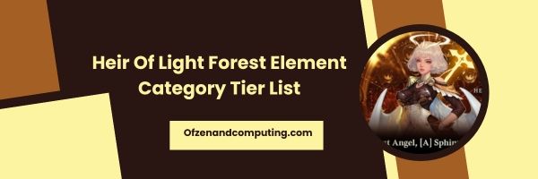 Işık Ormanı Elementi Kategori Listesinin Varisi 2024 - "Doğanın Gazabı Serbest Bırakıldı"
