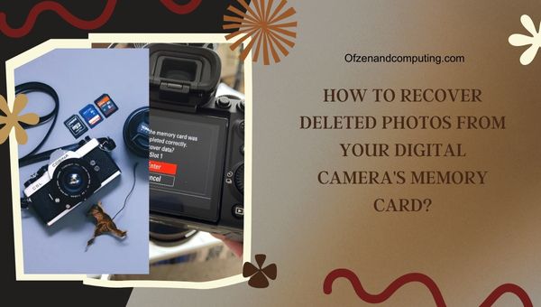 ¿Cómo recuperar fotos borradas de la tarjeta de memoria de su cámara digital en 2024?
