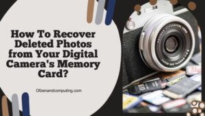 Comment récupérer des photos supprimées de la carte mémoire de votre appareil photo numérique dans [cy] ?