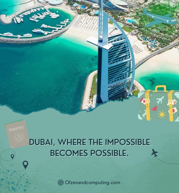 Instagram Altyazısı Dubai Seyahat Alıntıları (2024)