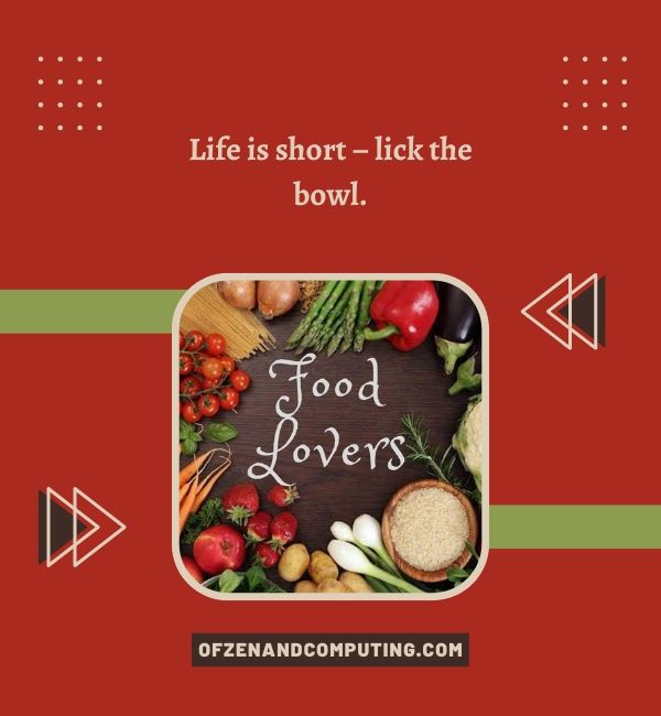 Subtítulos de Instagram para amantes de la comida