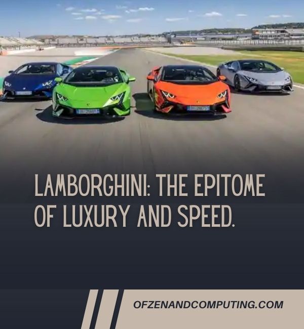 Lamborghini cite des légendes pour Instagram (2024)