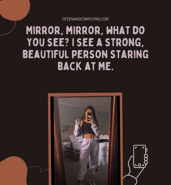 Instagram İçin Ayna Selfie Altyazıları 