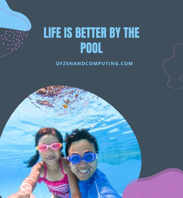 Légendes de selfie de piscine pour Instagram (2023)