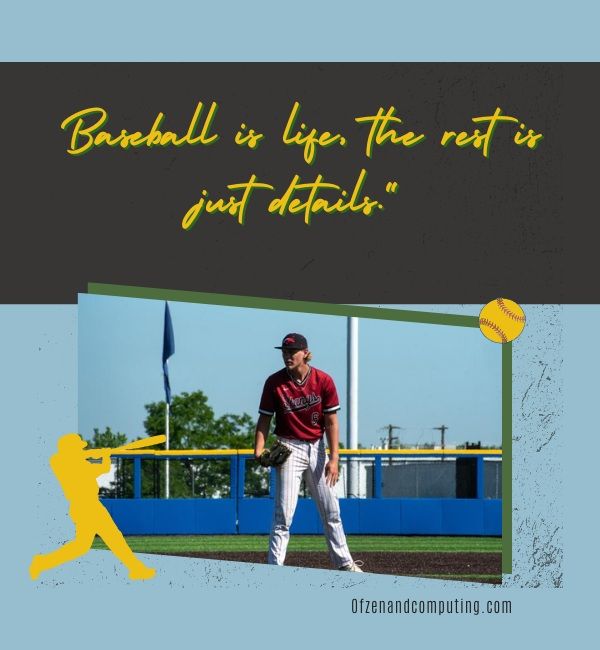 Légendes de baseball de l'année senior pour Instagram (2023)