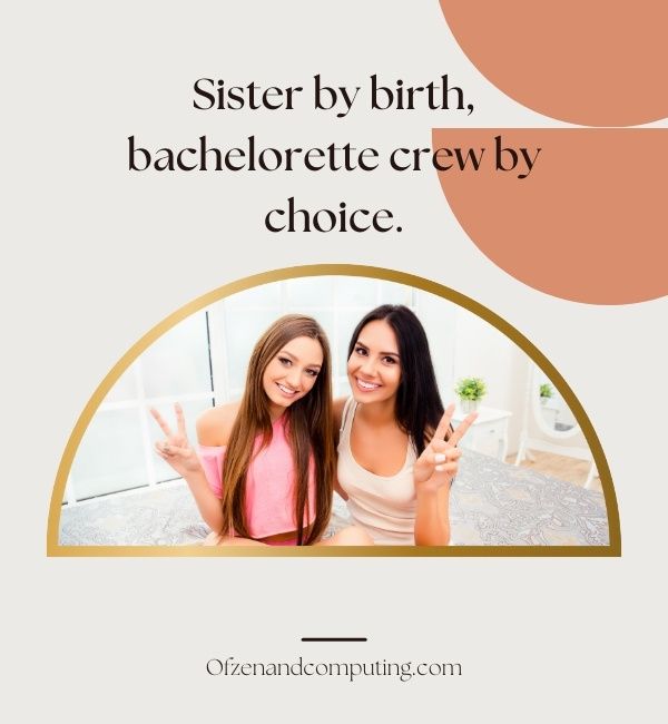 Sister Bachelorette -tekstit Instagramiin (2023)