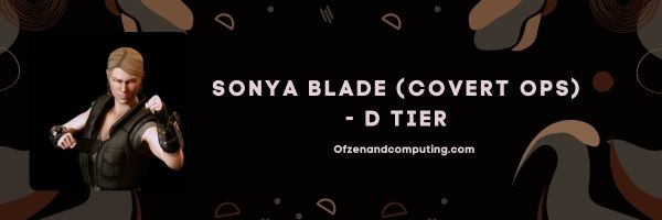 Sonya Blade (Operaciones encubiertas) (Nivel D)
