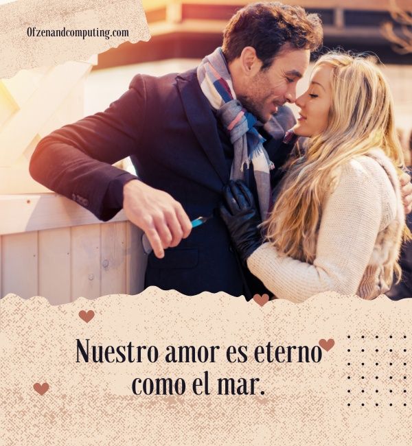  คำบรรยายความรักภาษาสเปนสำหรับ Instagram (2023)