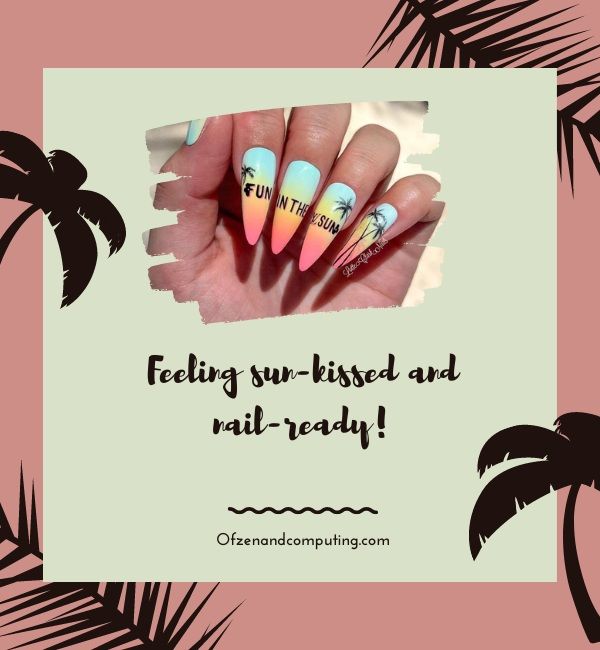 Summer Nails Captions For Instagram (2024)