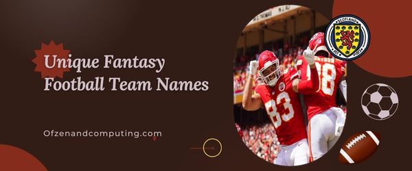 Noms uniques d'équipes de football Fantasy