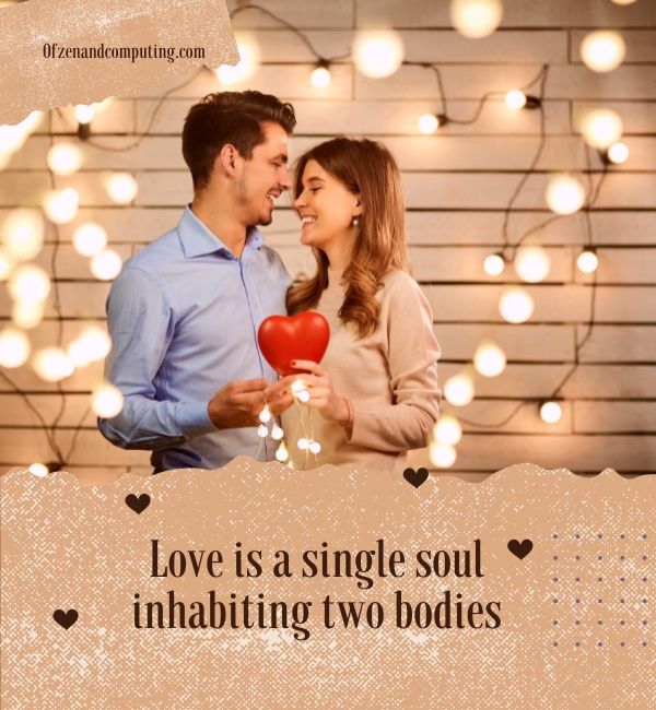 Título de Instagram para el día de San Valentín para el amor (2023)