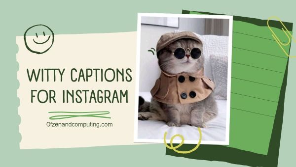 Leyendas ingeniosas para selfies de Instagram ([cy]), divertidas