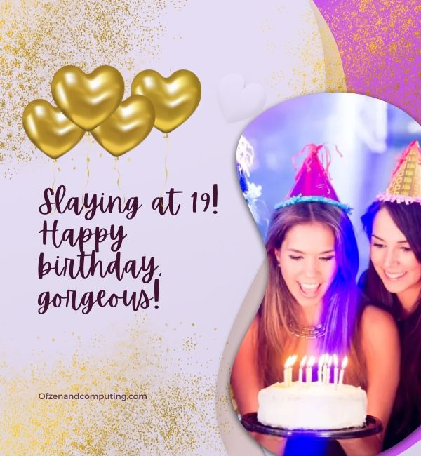 Napisy na Instagramie dla przyjaciół z okazji 19. urodzin