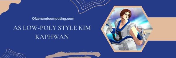 AS Low-Poly-stijl Kim Kaphwan
