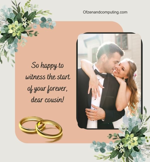 Légendes de mariage de cousin pour Instagram (2024)