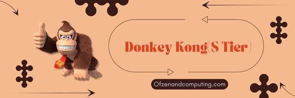 Donkey Kong (S Tier)