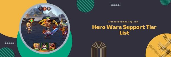 Apoyo de Hero Wars Los héroes anónimos