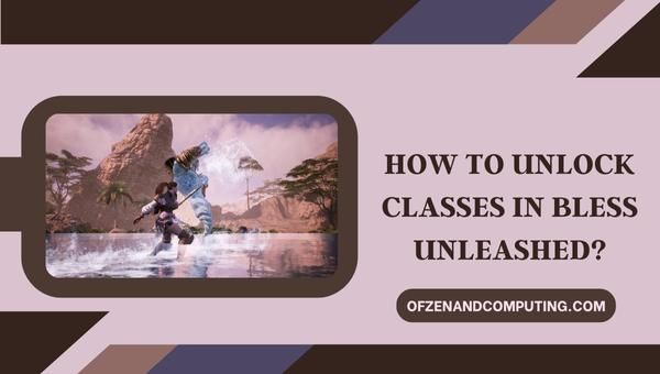 Cómo desbloquear clases en Bless Unleashed