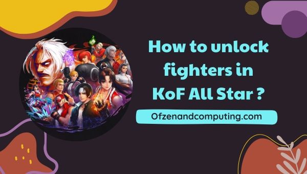 How to unlock fighters in KoF All Star?