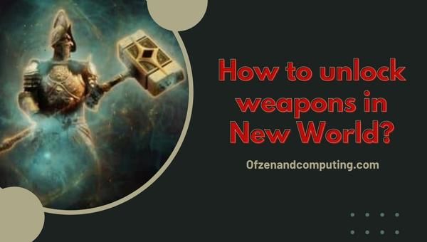 Bagaimana cara membuka kunci senjata di Dunia Baru?