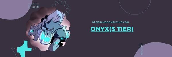 Onyx (S Katmanı)